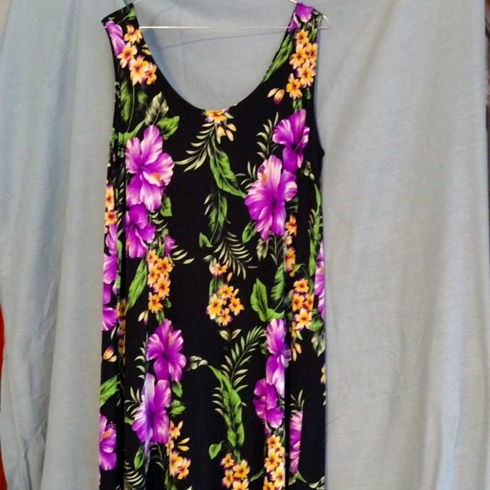 2XL J&CJ Fashion Hawaii Floral Sun Dress